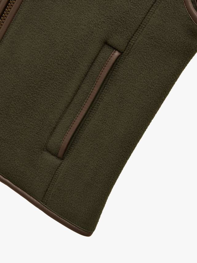 Детский жилет Heritage Fleece Joules, Dark Green — фото 4