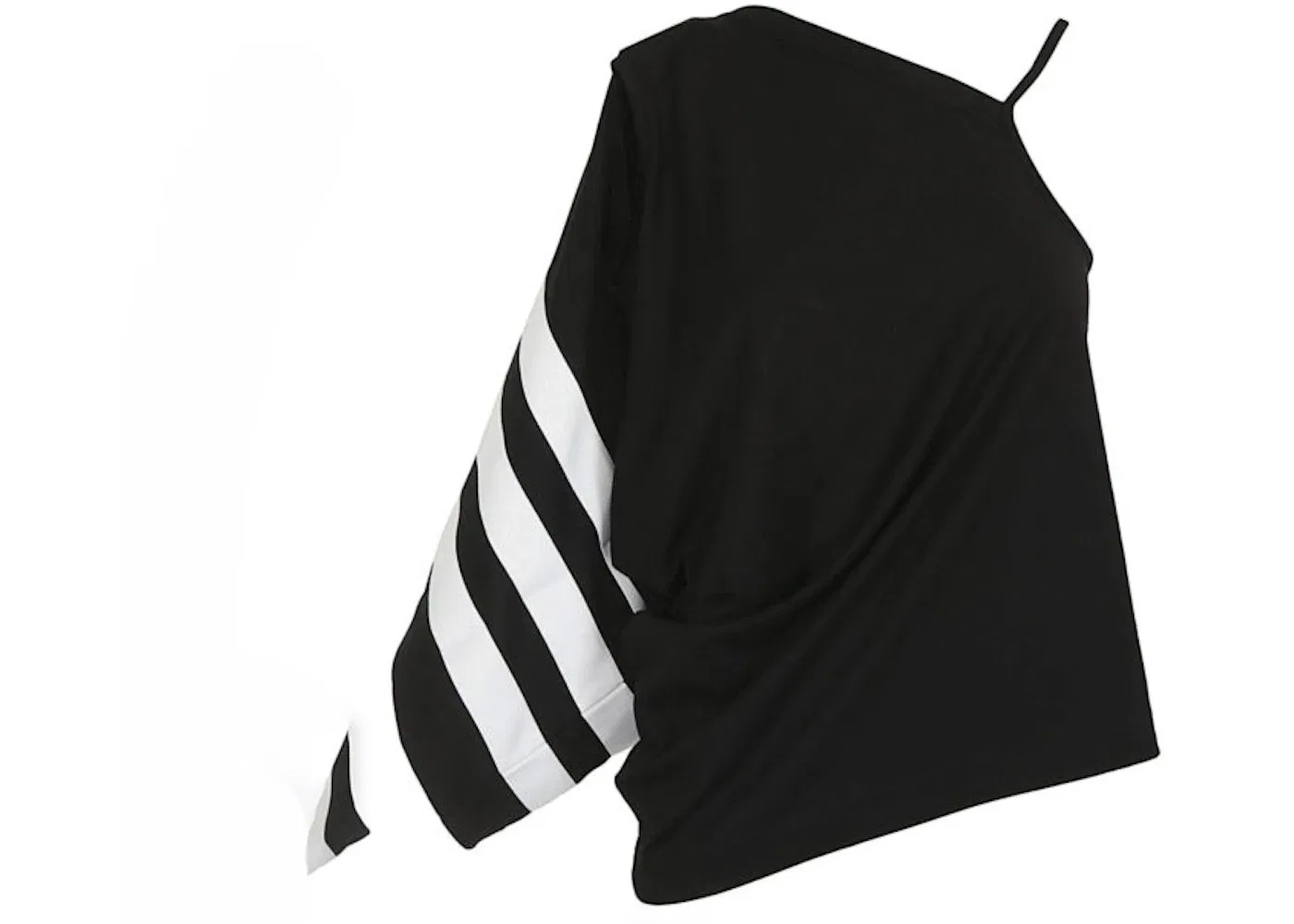 Женский топ с принтом Y-3 3 Stripes Adidas, Black/White