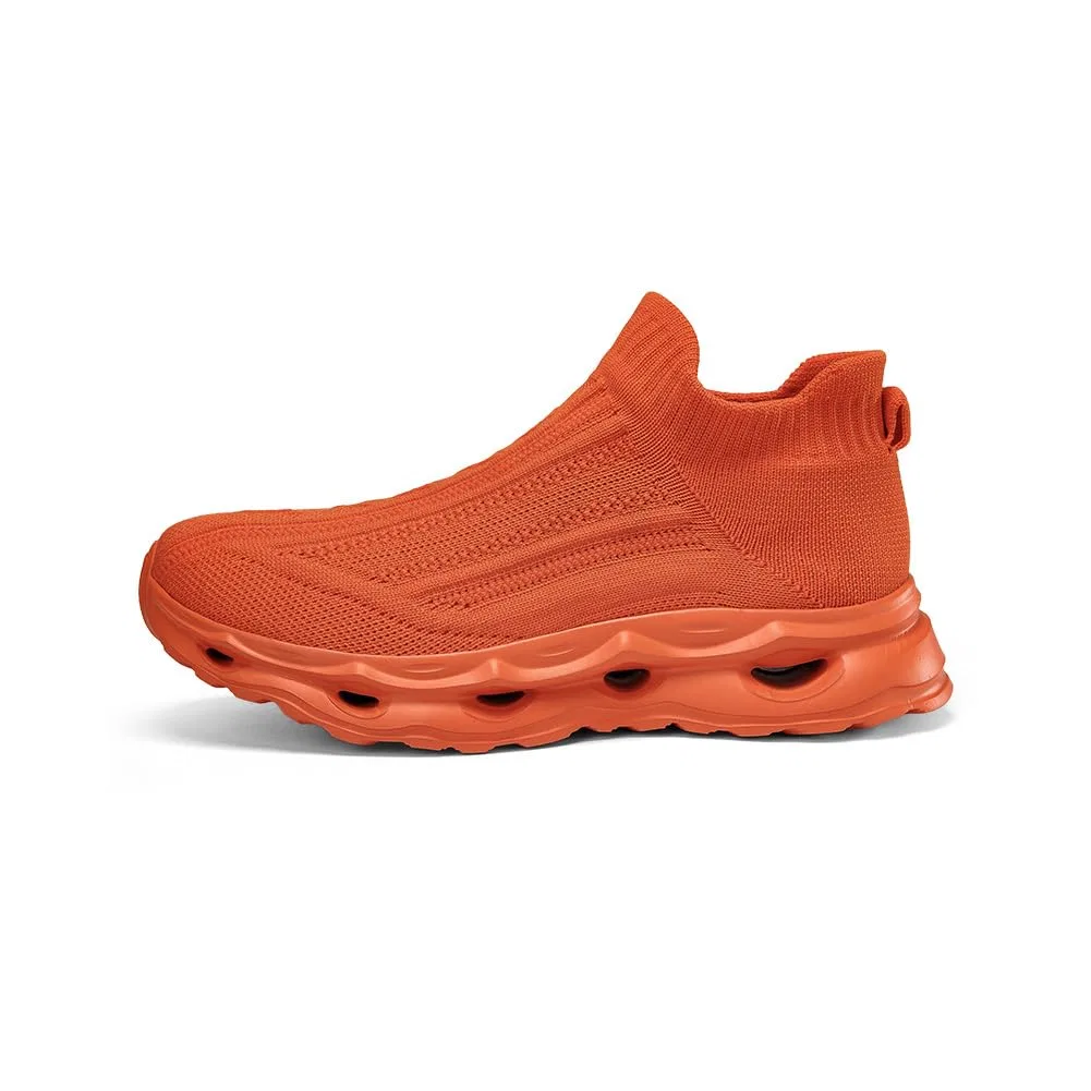 Детские кроссовки с дышащим верхом Trcloltc Zum Hineinschlüpfen Sneakers, 283 Orange — фото 4