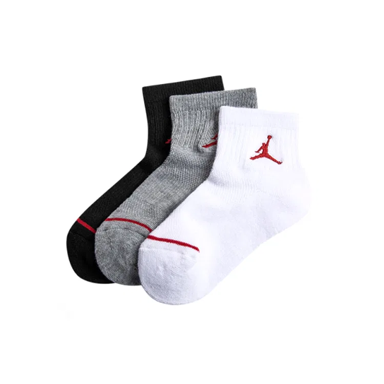 Детские носки 3 пары Jordan Moderate, Stone Ridge Gray