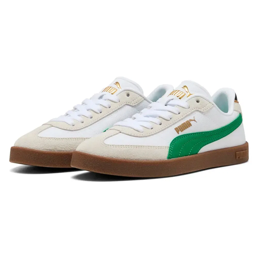 Детские кроссовки с замшевыми вставками Puma Club II Era CV, White