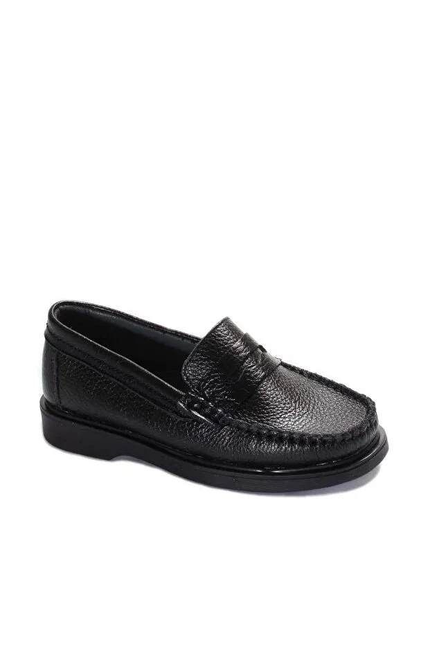 Детские повседневные туфли для девочек из натуральной кожи Fast Step, Black — фото 3