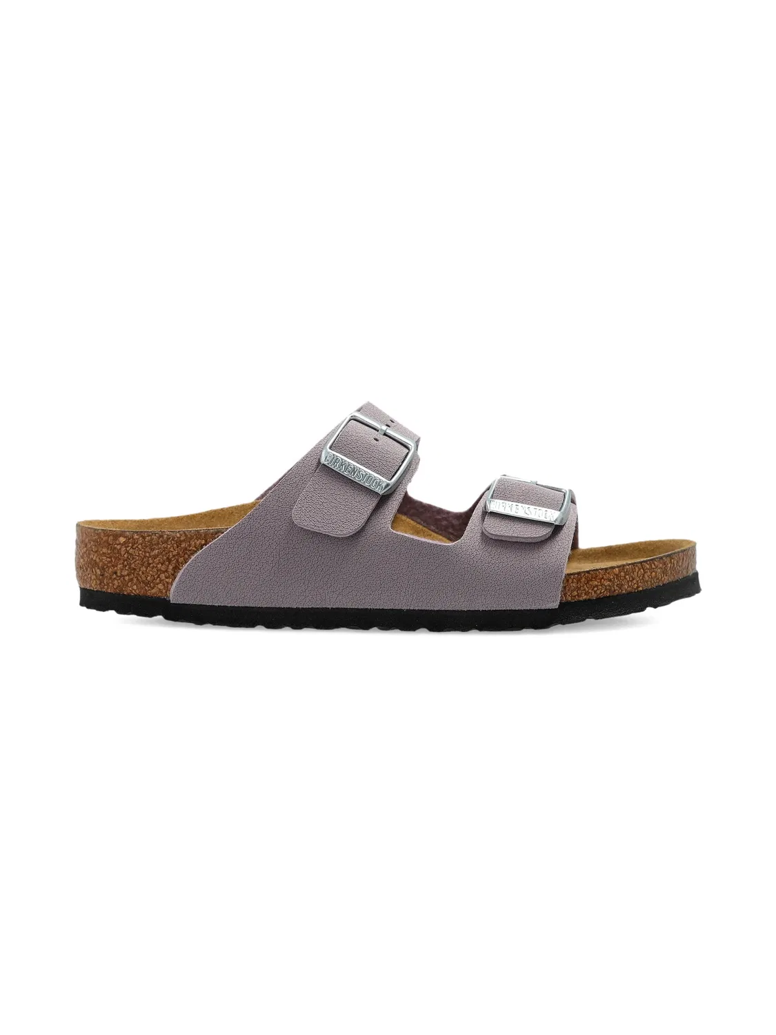 Сандалии с пряжками на плоской подошве Birkenstock, фиолетовый