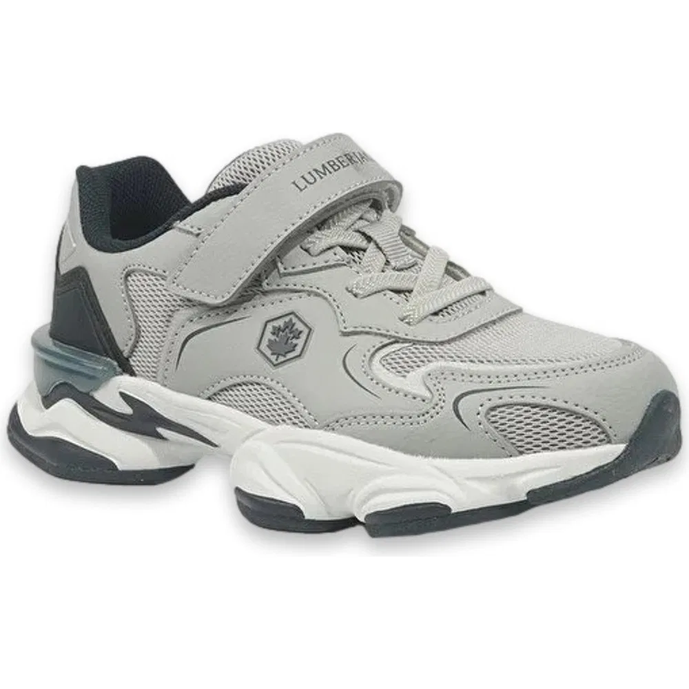 Детские спортивные кроссовки с шнуровкой Light Grey 5W Madax Wmn Jr 5pr Lumberjack — фото 3