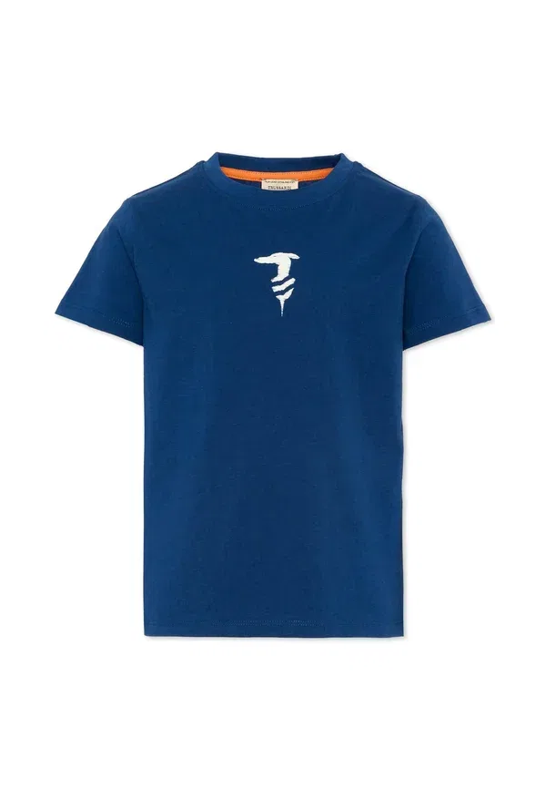 Футболка с принтом T-shirt Tru Trussardi Junior, синий