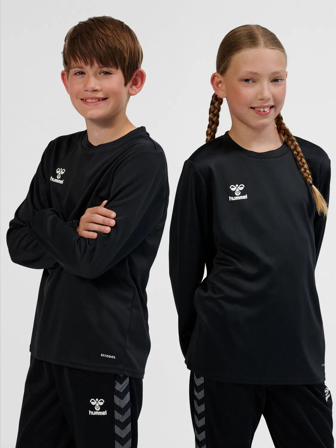Детский свитшот с длинным рукавом Hmlessential Hummel, Schwarz
