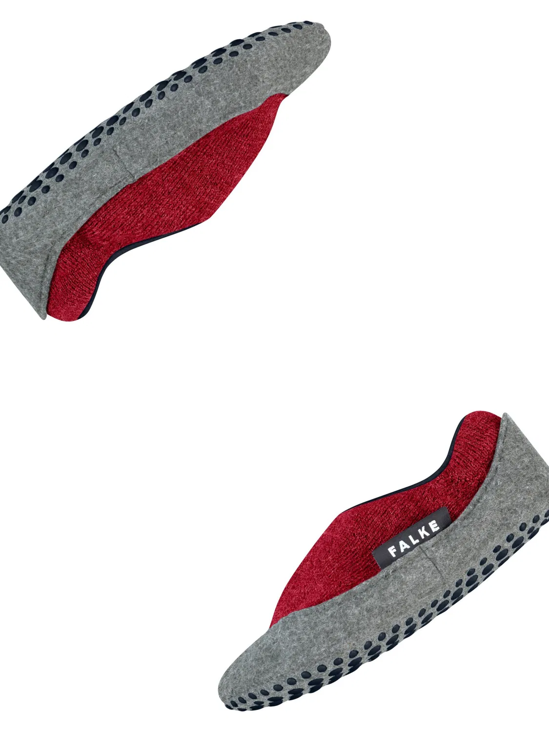 Носки Falke Cosyshoe красного цвета — фото 3