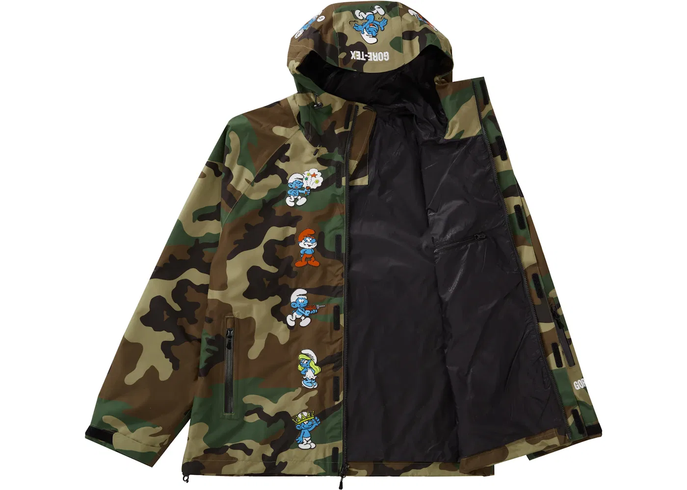 Мужская куртка Shell Jacket Supreme, Woodland Camo — фото 2