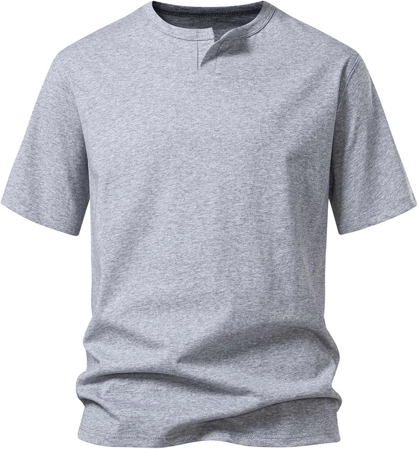 Мужская футболка хлопковая классическая Relaxed Fit, Gray — фото 2
