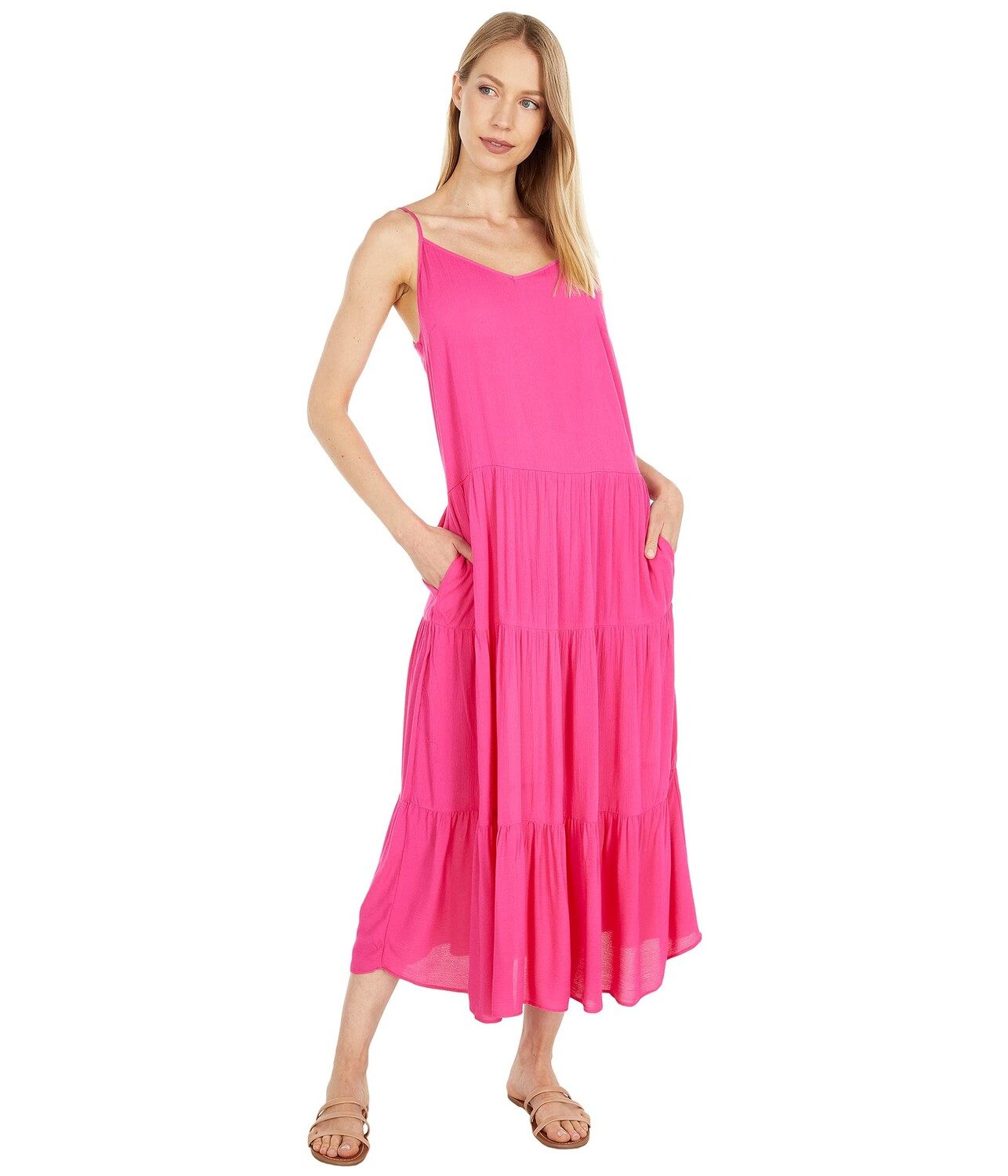 

Платье 1.STATE, Tiered Maxi Dress