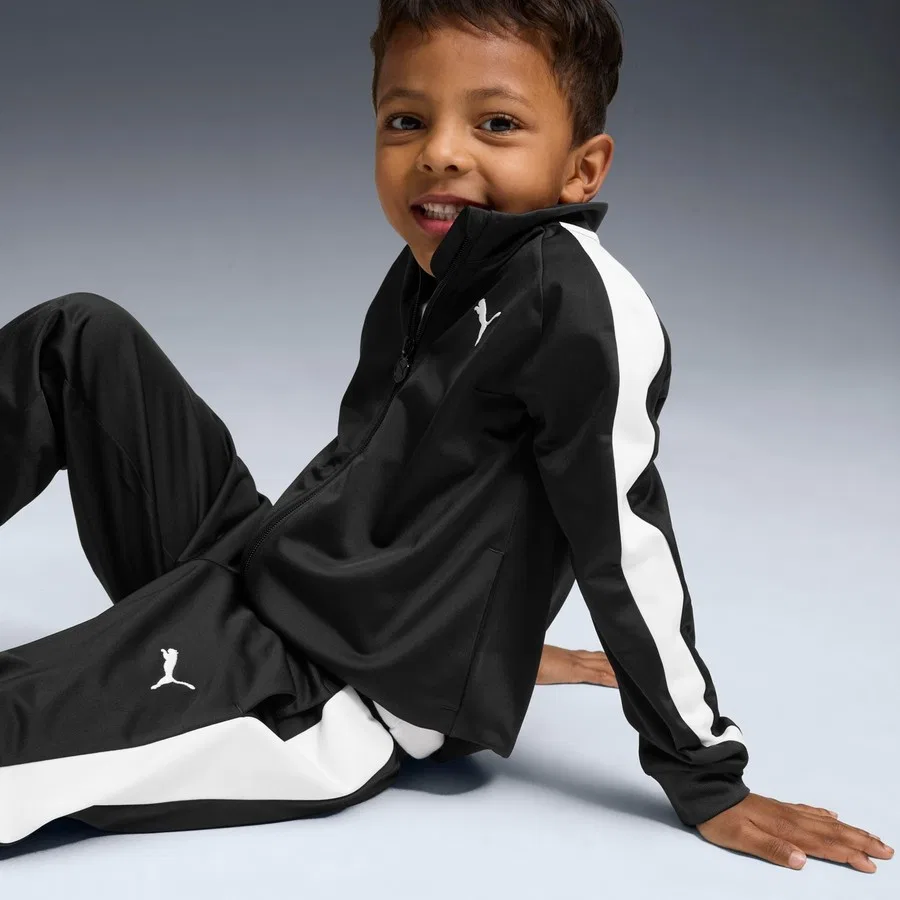 Детский спортивный костюм Puma T7 Always On Track Suit, Черный — фото 4
