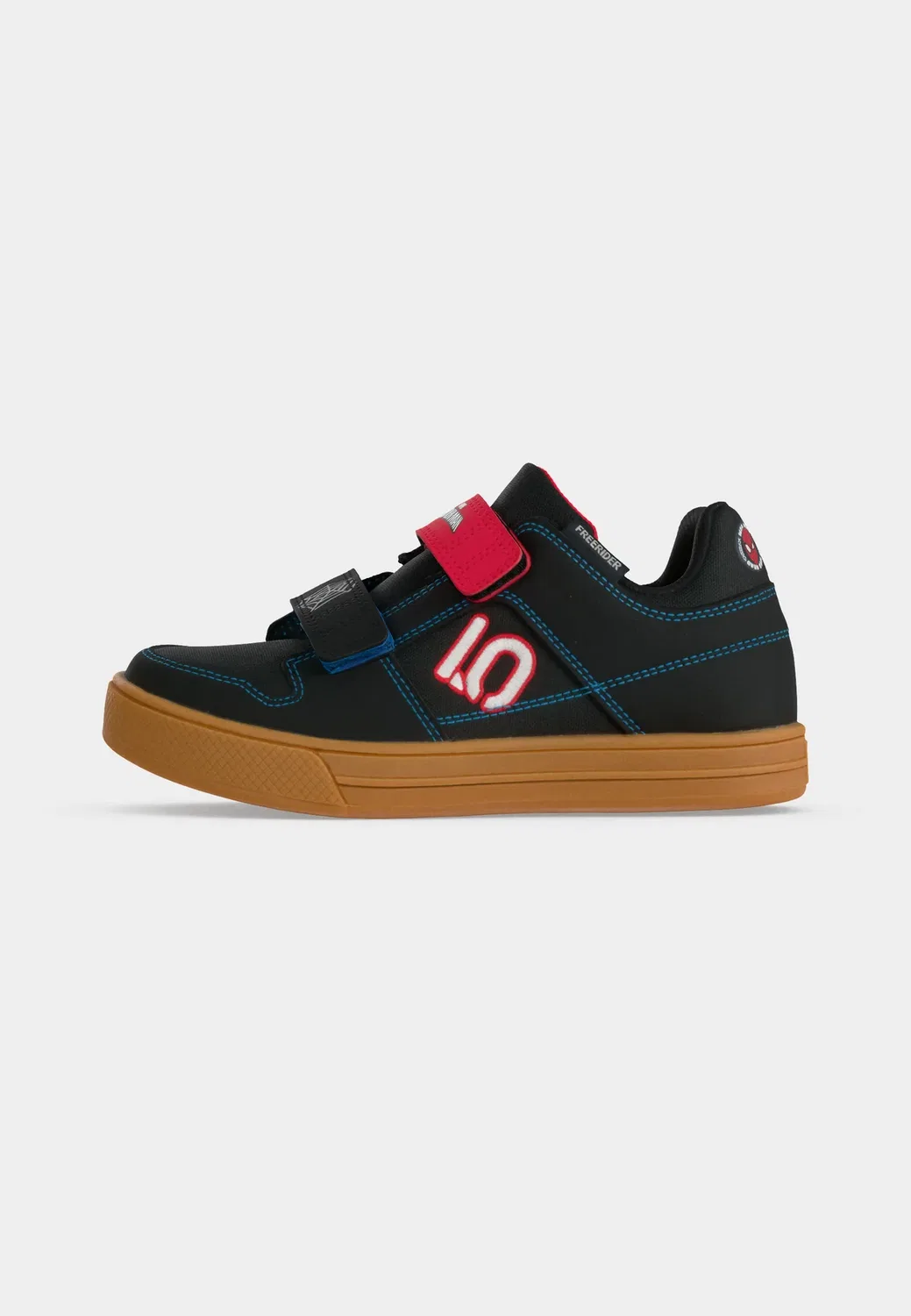 Детские походные ботинки Freerider vcs dsn унисекс Adidas Terrex, Core Black/Pure Ruby/Bright Blue — фото 2