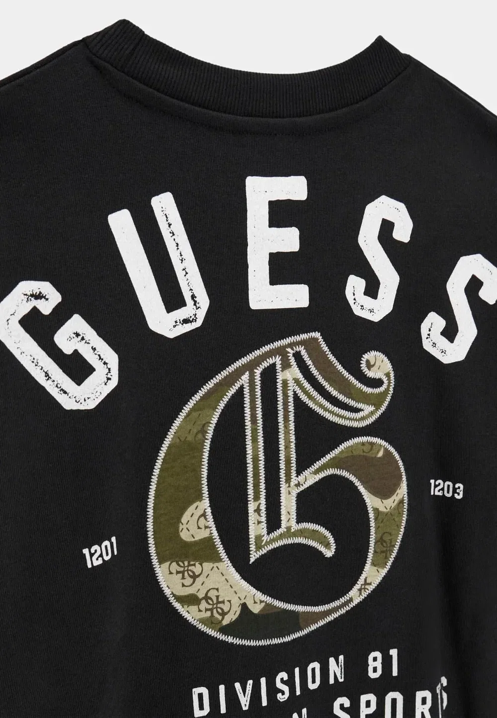 Толстовка оверсайз - толстовка Guess, Schwarz — фото 3