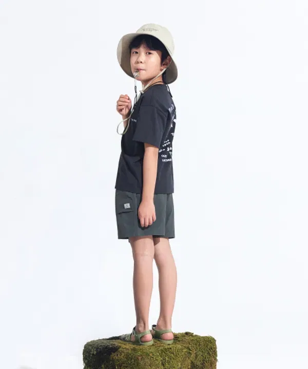 Шорты детские Taslan, Urban, Snowpeak Apparel Kids, зеленые — фото 2