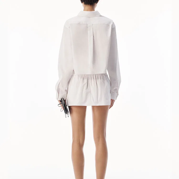 Женская рубашка Alexander Wang, Цвет White — фото 4
