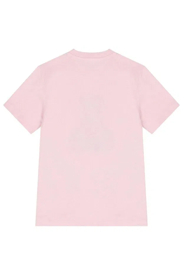 Детская футболка для девочек с принтом Guess, Pink — фото 2