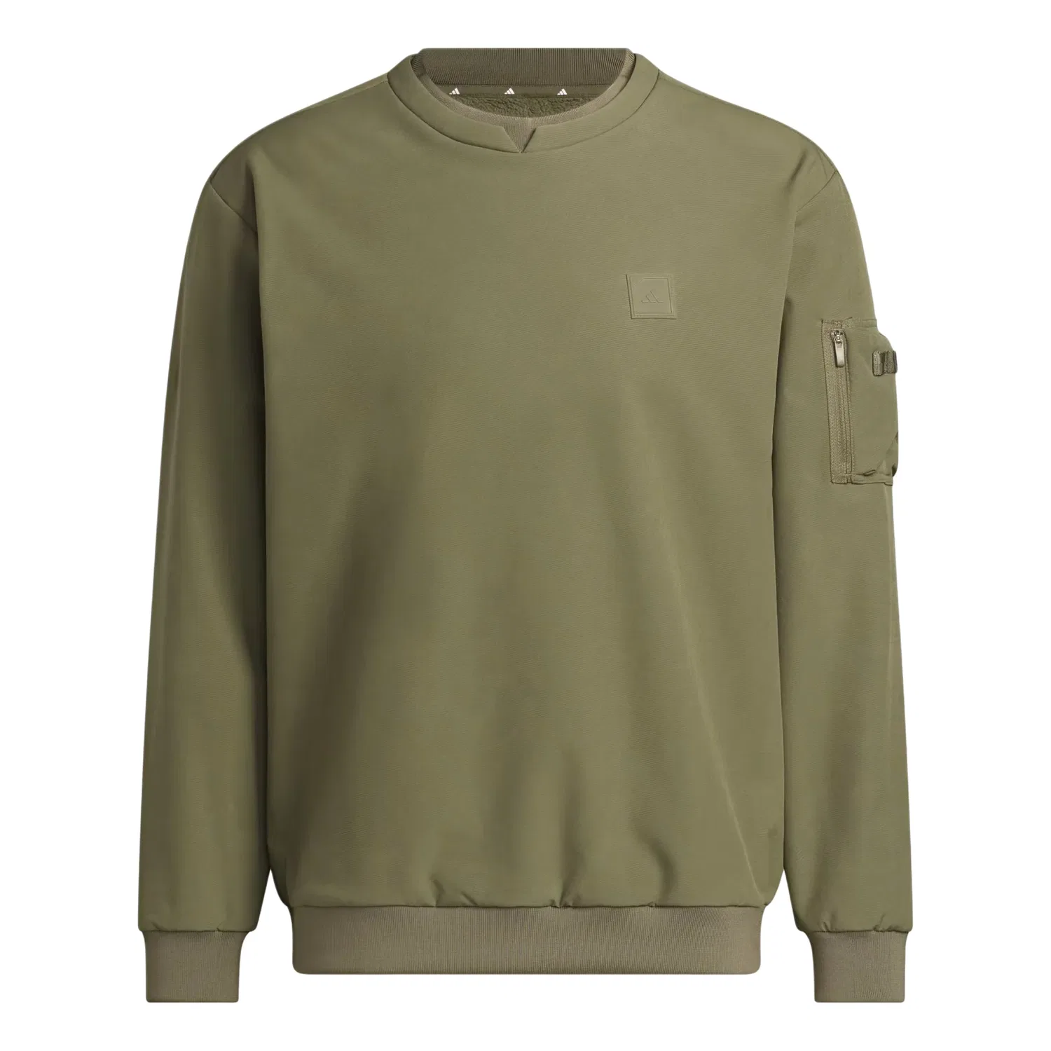 Мужская футболка Climawarm Brushed Sweatshirt Asia Sizing 'Olive Strata' adidas, Olive Strata