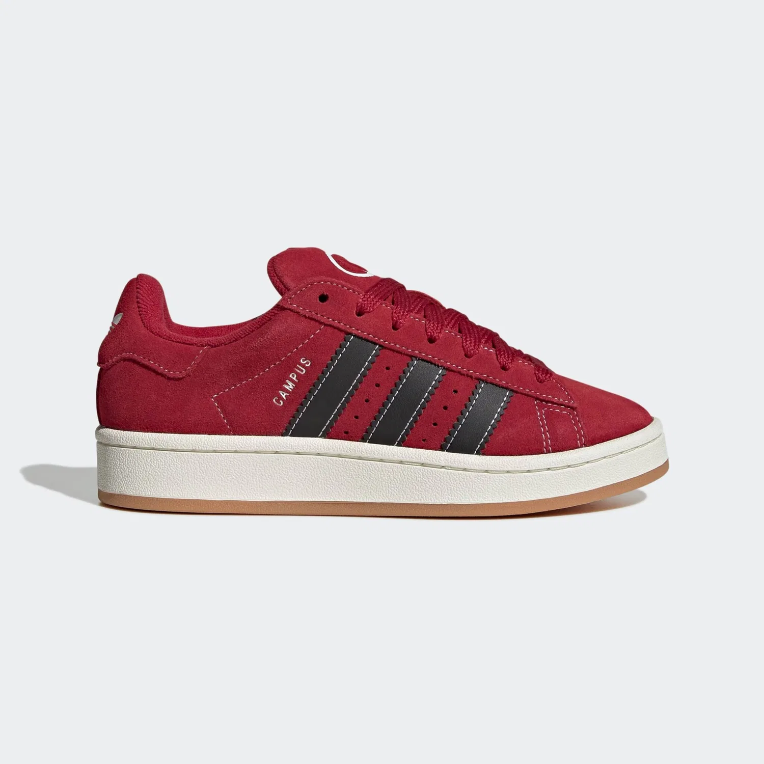 Детские кроссовки с ретро-дизайном Campus 00s Adidas Originals, Team Victory Red/Core Black/Off White — фото 2