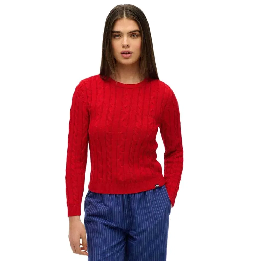 Свитер Slim Fit Essentials Superdry, красный
