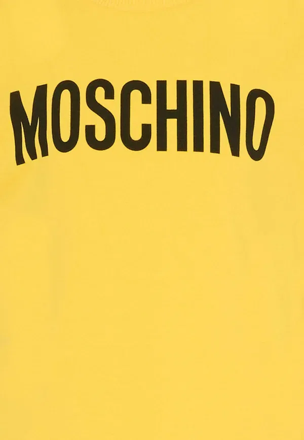 Футболка Moschino, желтый — фото 3
