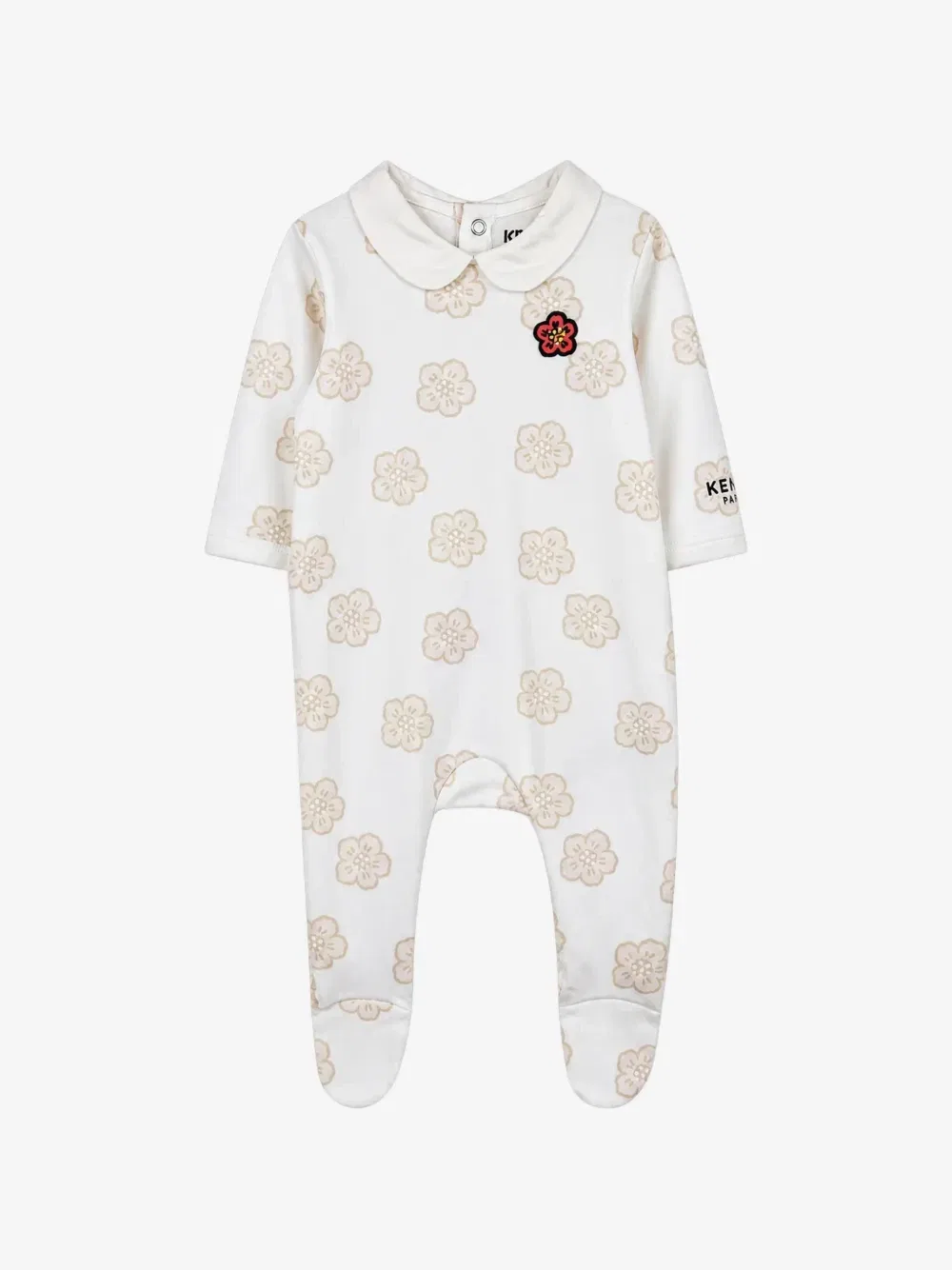 Набор из трех комбинезонов Boke Flower Kenzo Kids, белый — фото 3