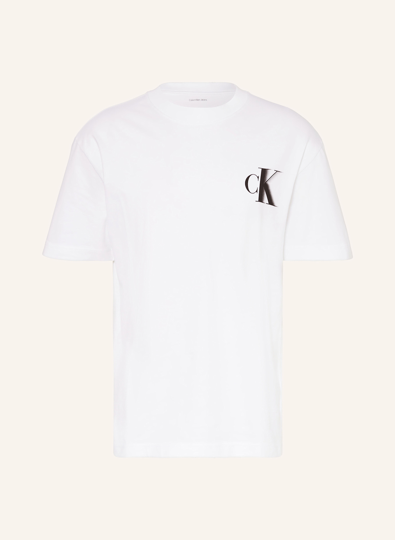 

Футболка жирная Calvin Klein Jeans, белый