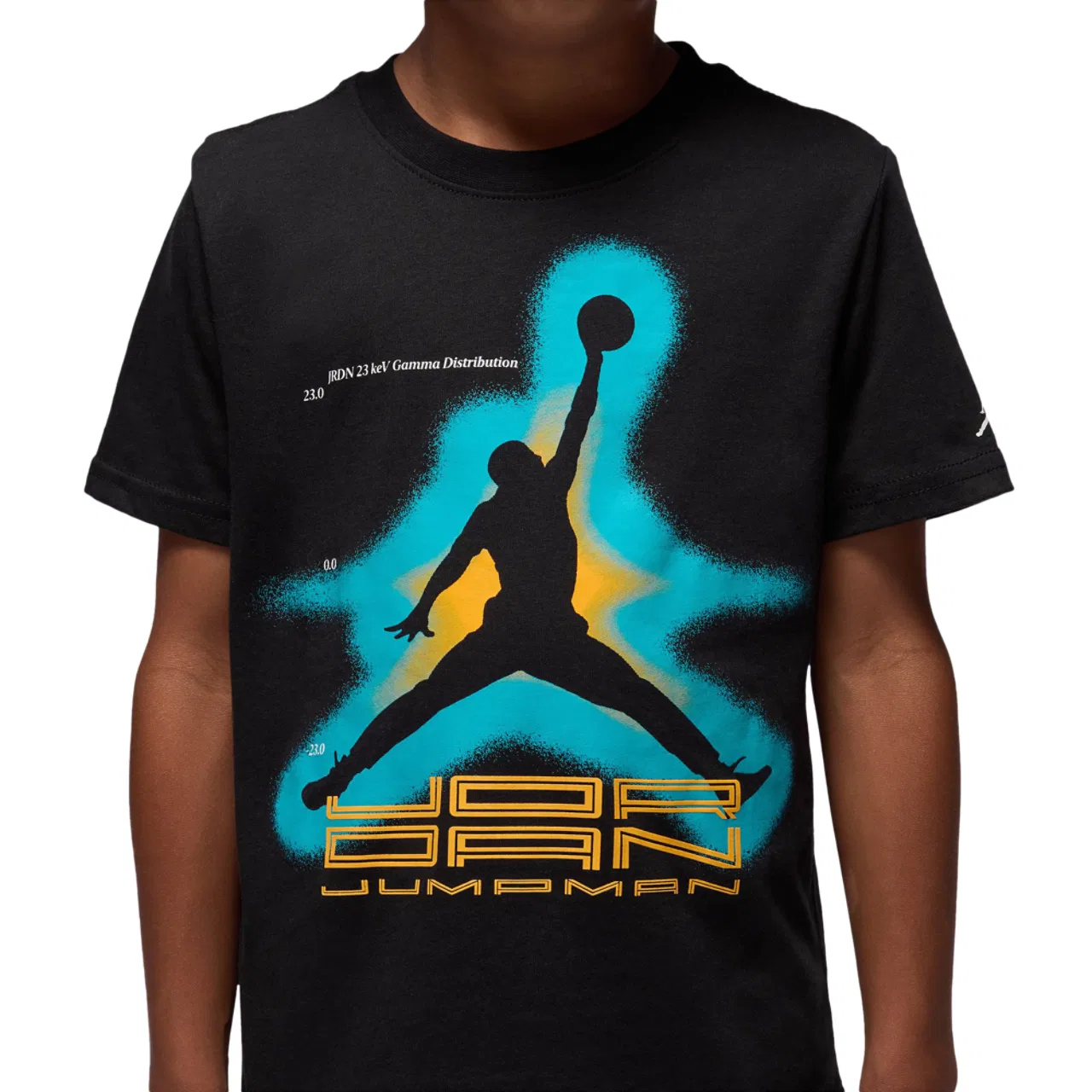 Футболка для мальчиков Gamma 24 Retro Jordan, черный/синий — фото 3