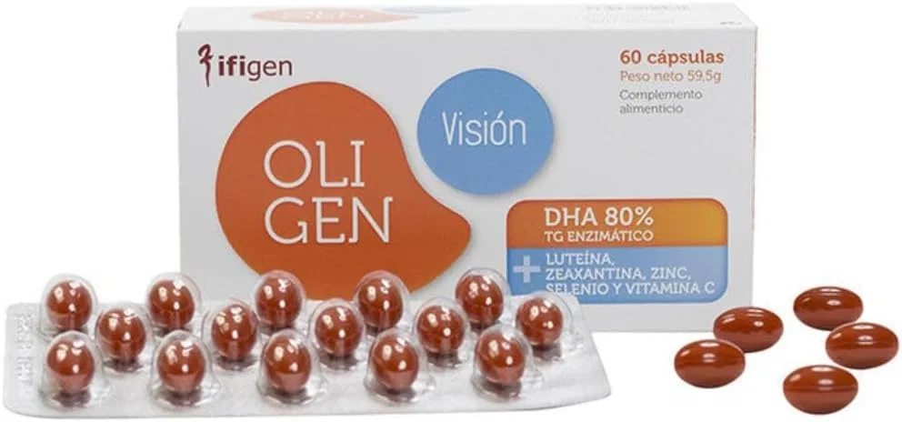 Капсулы для зрения Vision Oligen, IFIGEN, 60 капсул, 840 мг