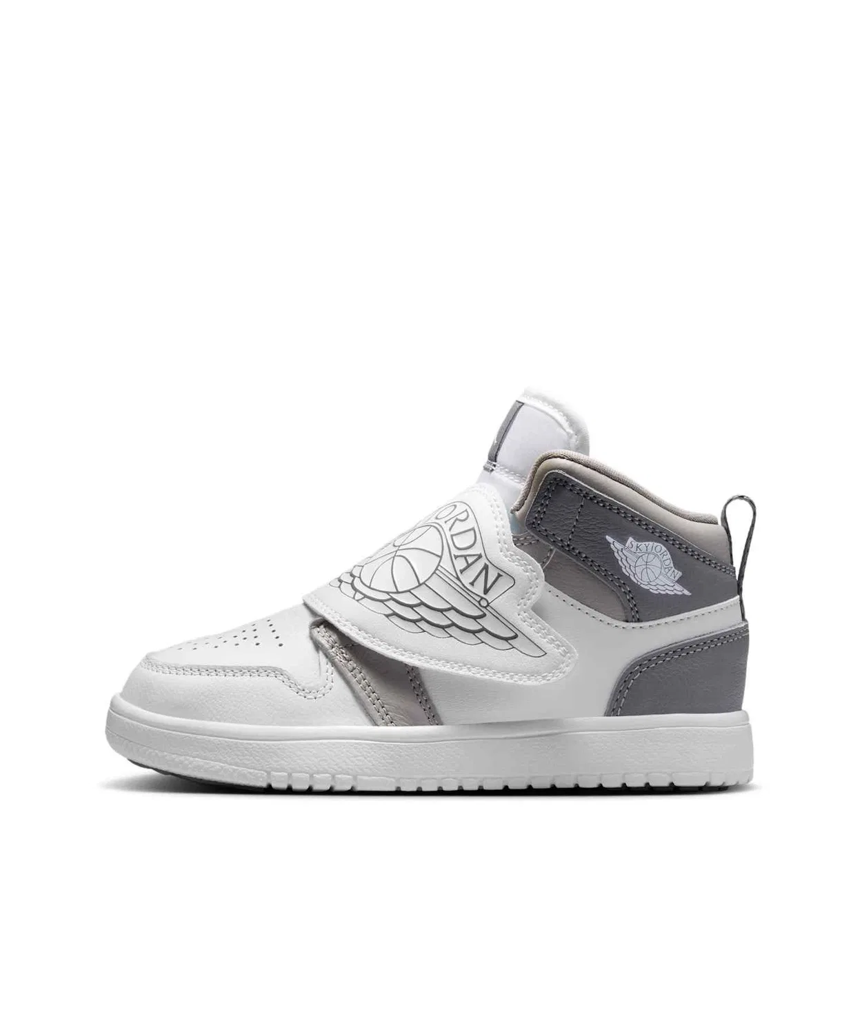 Детские кроссовки с высоким берцем, модель Sky Jordan 1 JORDAN BRAND, Серый