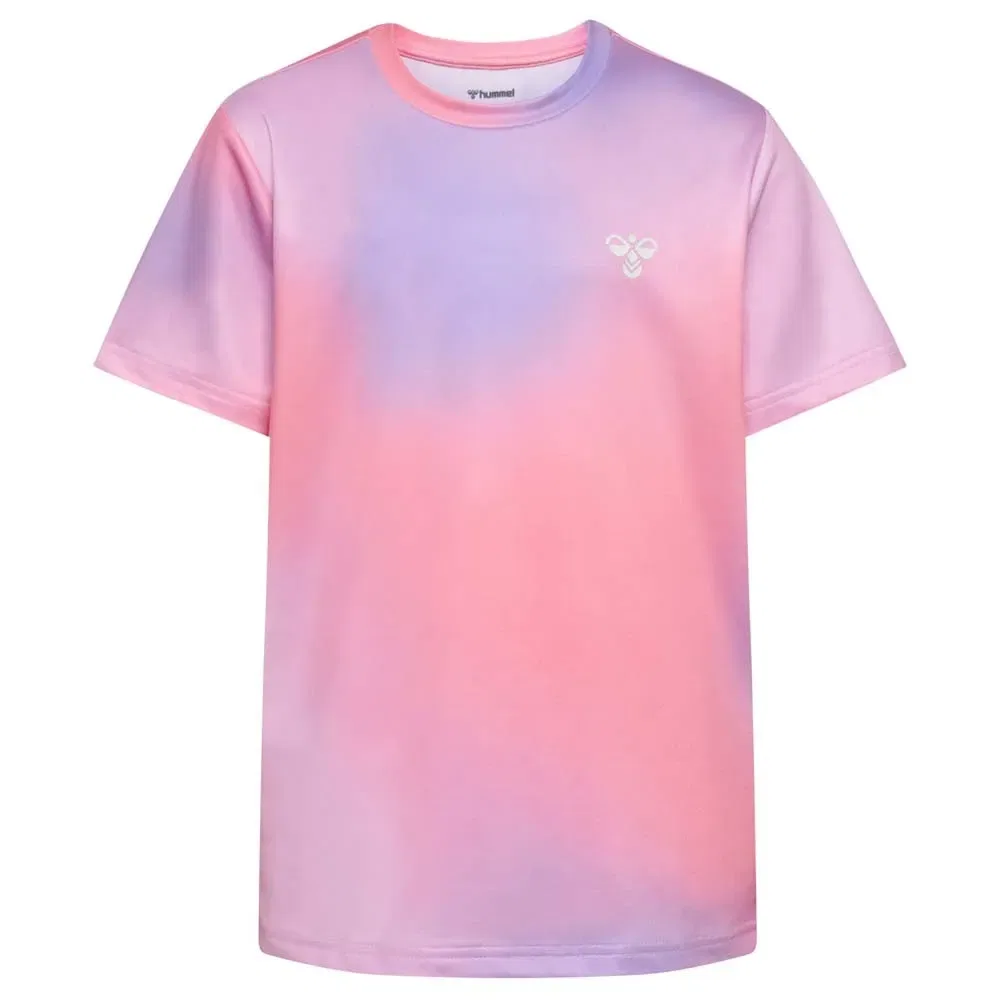Футболка Gradient Gym с коротким рукавом Hummel, розовый