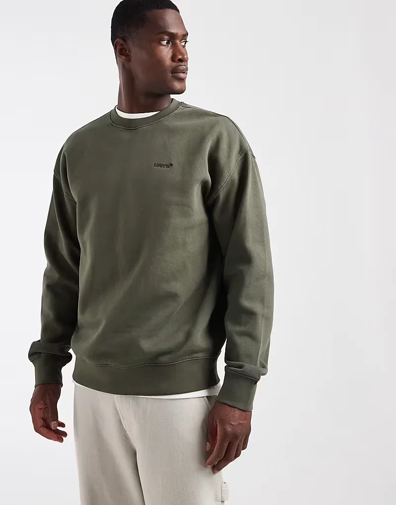 Свитшот authentic Levi's, зеленый