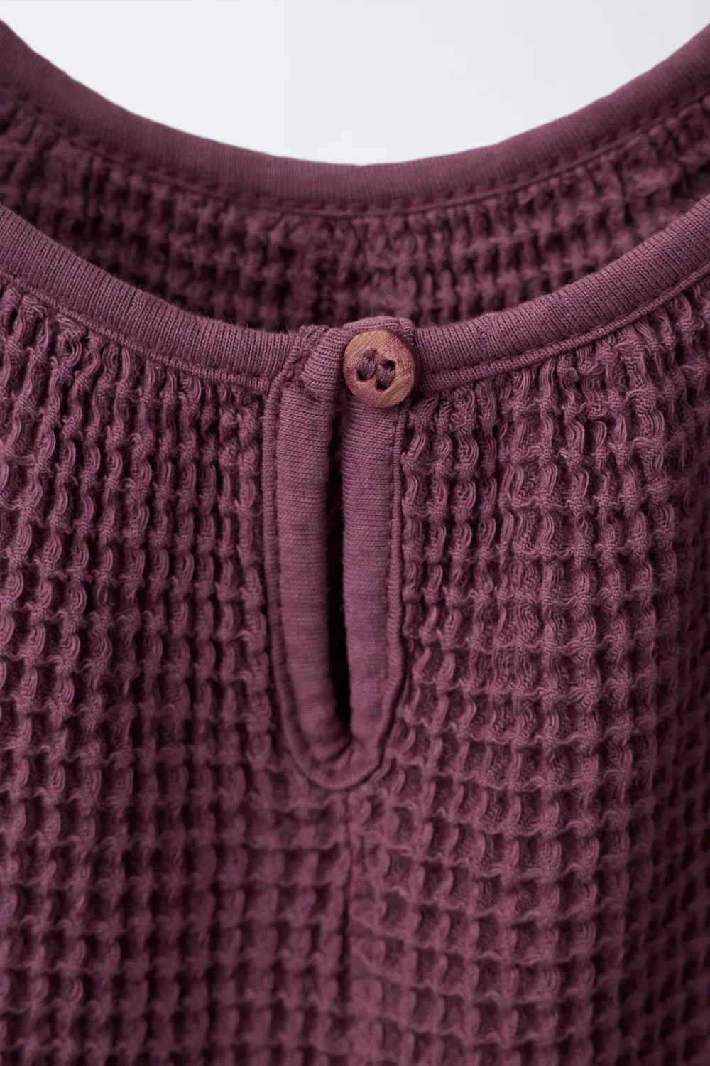 Комбинезон из вафельной вязки с бантами ZARA, Aubergine — фото 4