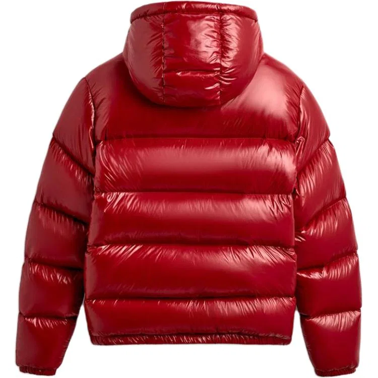 Мужская куртка-пуховик с отстегивающимся капюшоном Down Jackets, ZARA, Red — фото 3