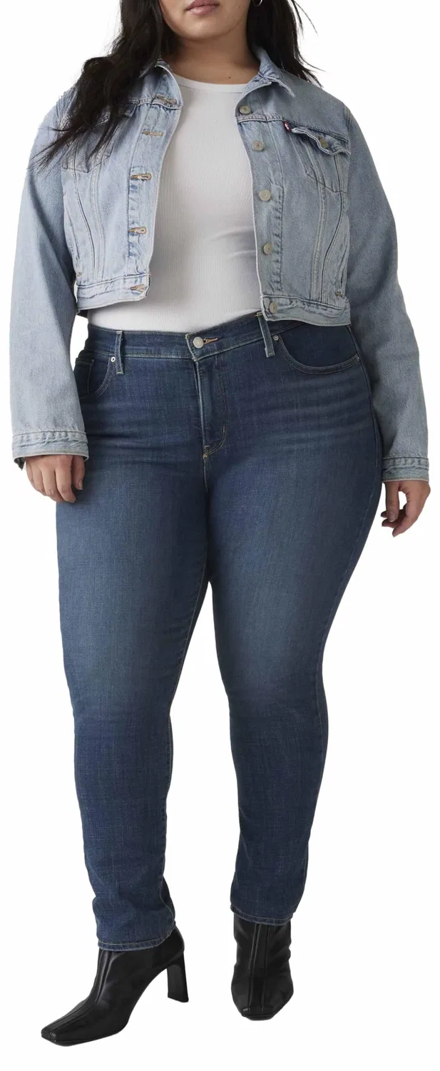 Женские джинсы скинни с утяжкой 311 Levi's, Lapis Maui Views Plus Splash