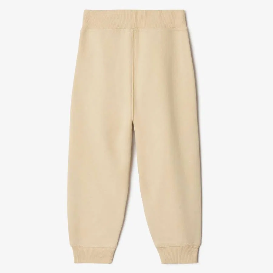 Брюки спортивные с принтом Kids Jackson Snake Cotton Jogging Pants Burberry, Nutmeg — фото 2