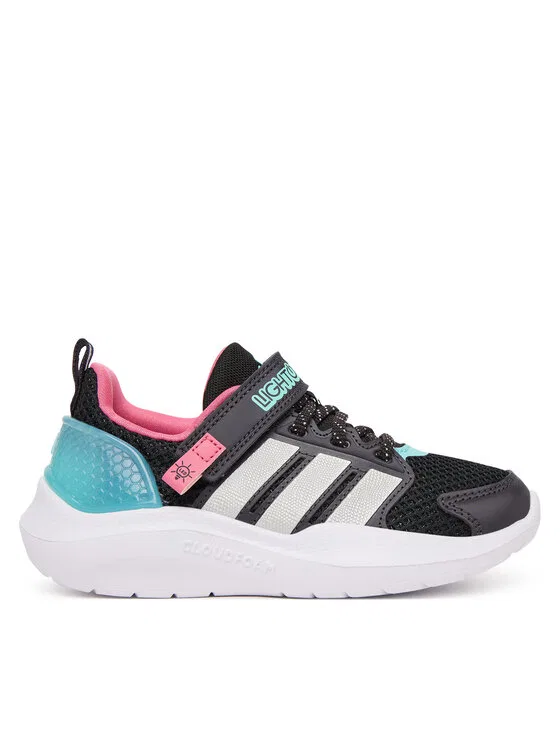 Кроссовки Lightorama Runner Shoes Children Adidas, черный