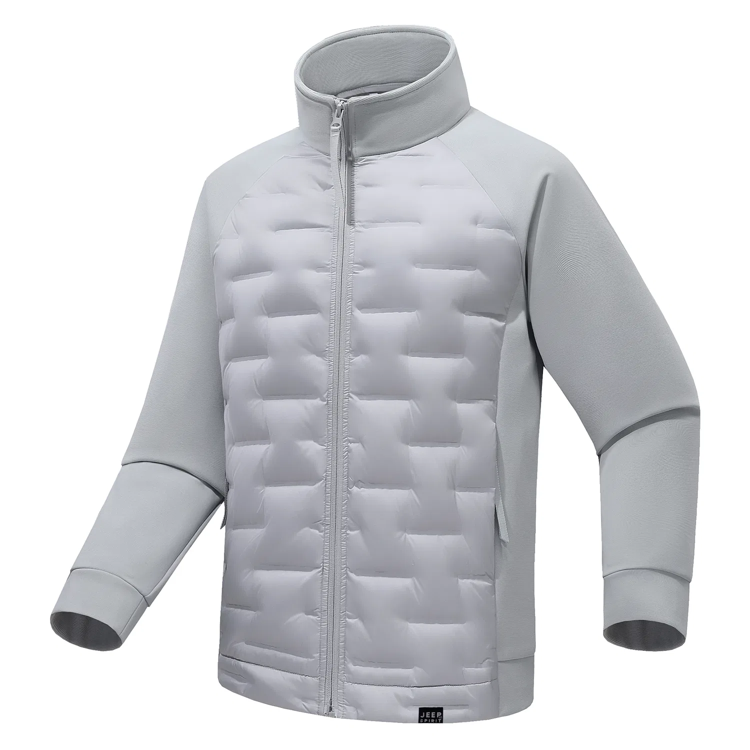 Детский пуховик с воротником-стойкой JEEP SPIRIT, Light Gray