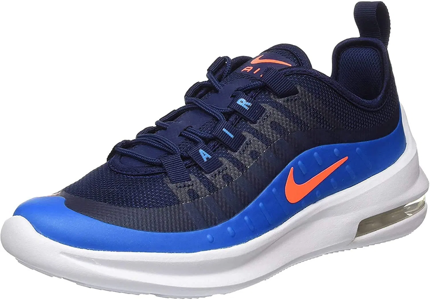 Детские кроссовки для мальчиков с шнуровкой NIKE Air Max Axis (Gs) NIKE, Midnight Navy Hyper Crimson Laser Blue