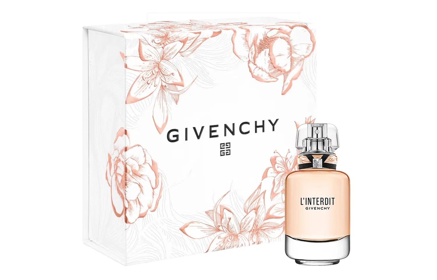 Женская туалетная вода Givenchy L'Interdit, 80 мл, Limited Edition, Цвет: Floral