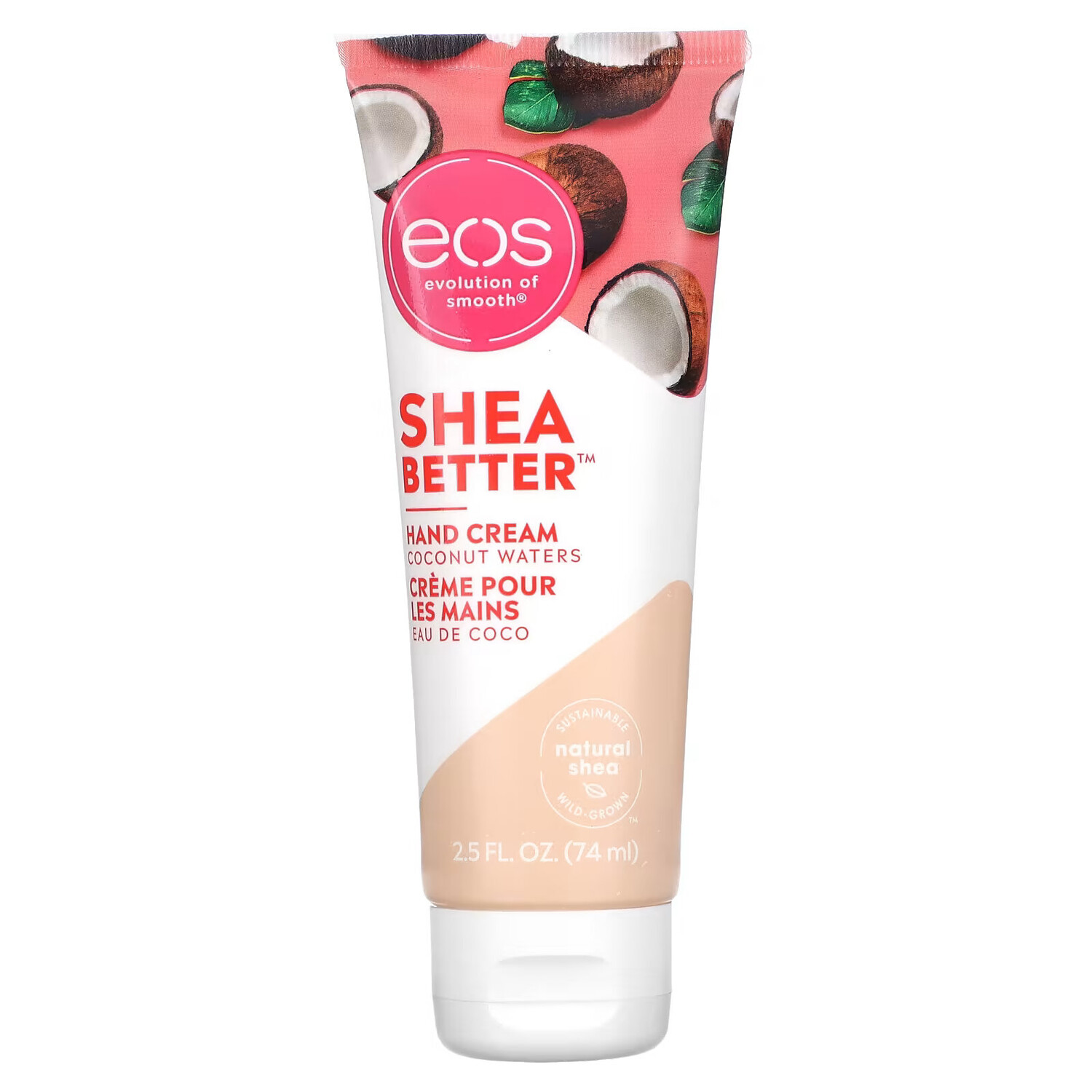 

EOS, Shea Better, крем для рук с кокосом, 74 мл (2,5 жидк. унции)