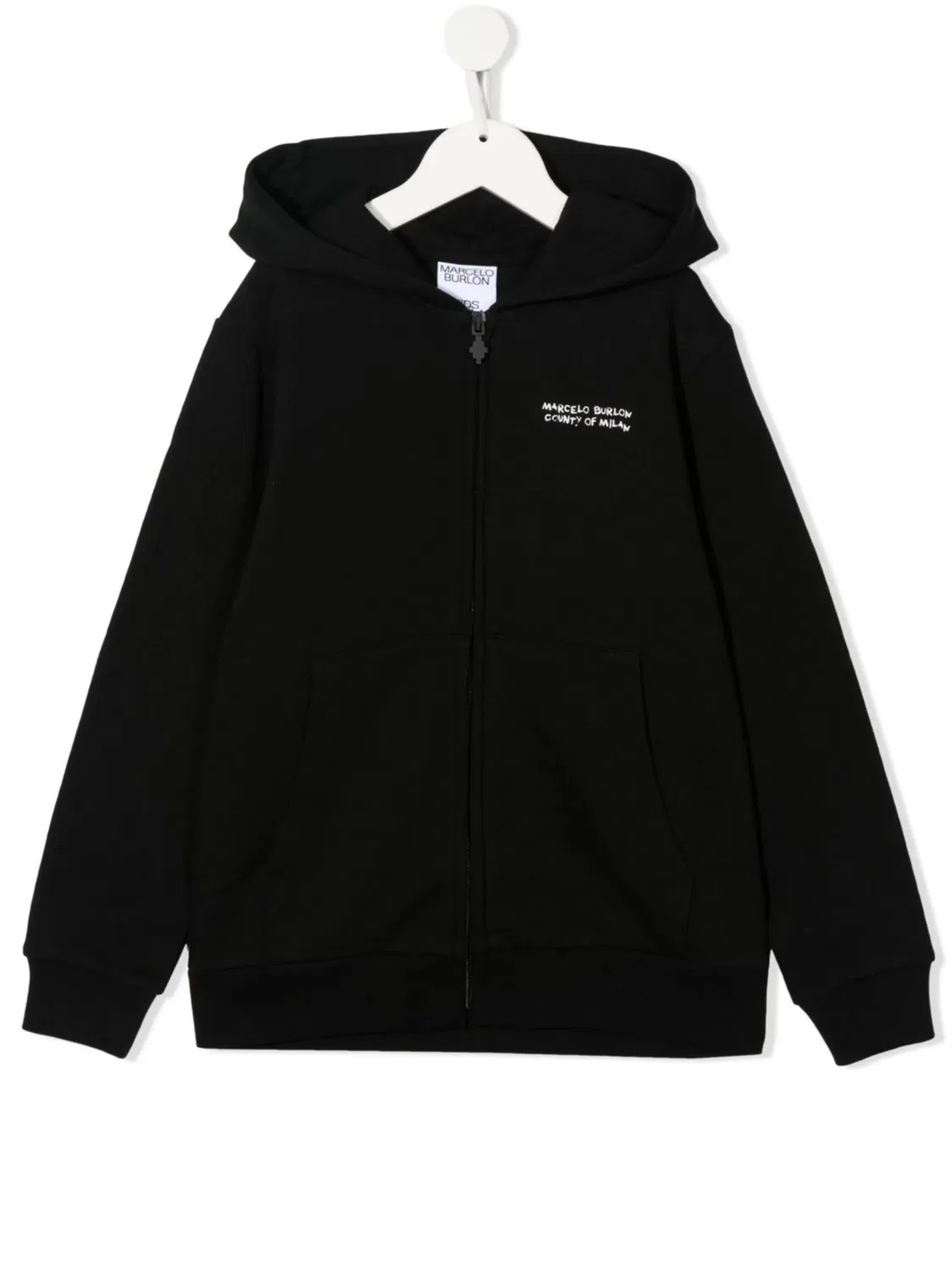 Худи с вышитым логотипом Marcelo Burlon County of Milan, черный