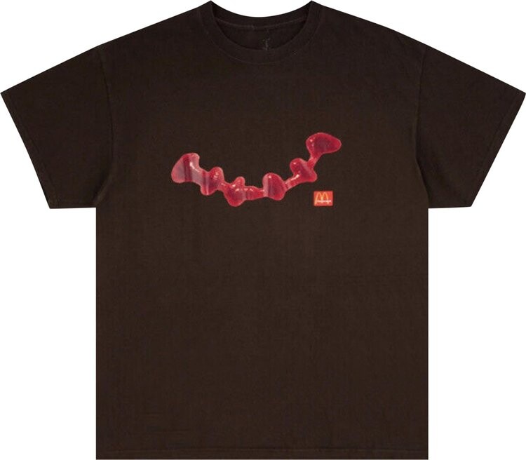 

Футболка Cactus Jack by Travis Scott Ketchup T-Shirt II 'Brown', коричневый
