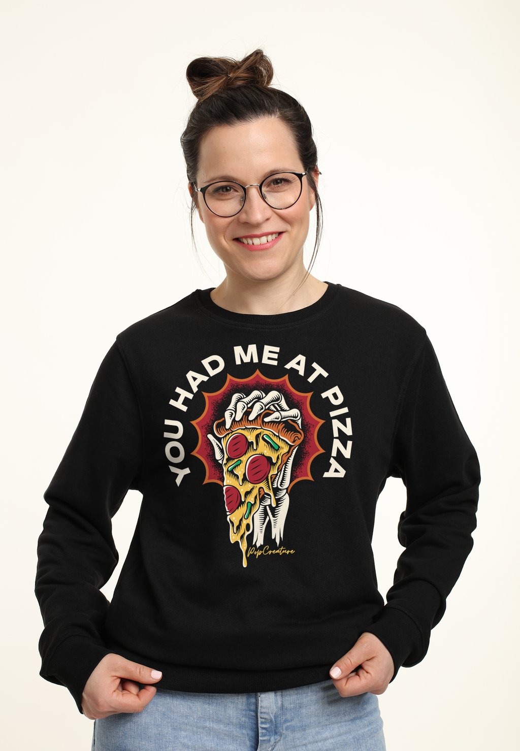 

Толстовка POP CREATURE HAD ME AT PIZZA Henry Tiger, черный