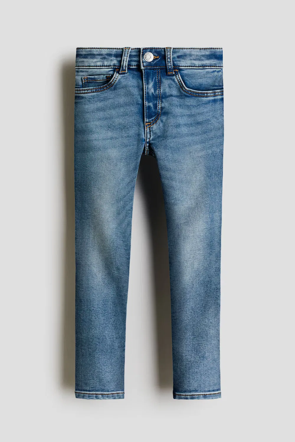 Супермягкие джинсы-скинни H&M, Denimblau