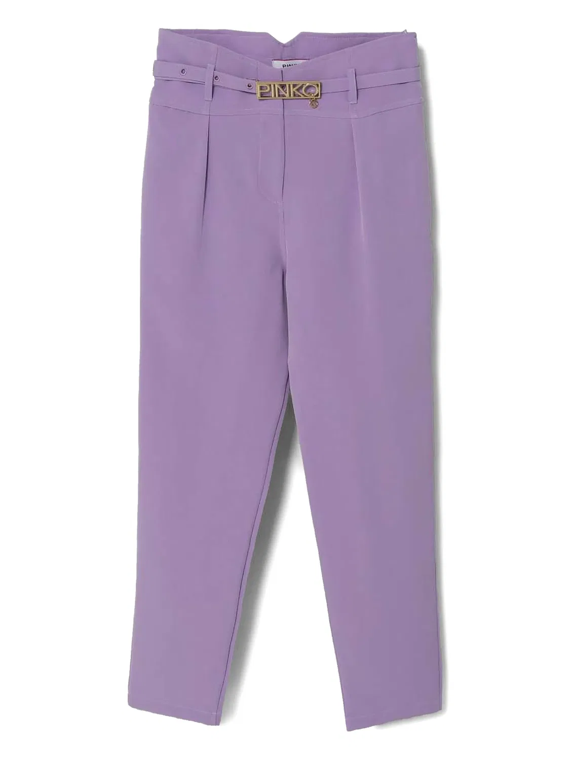 PINKO Брюки с поясом фиолетовые