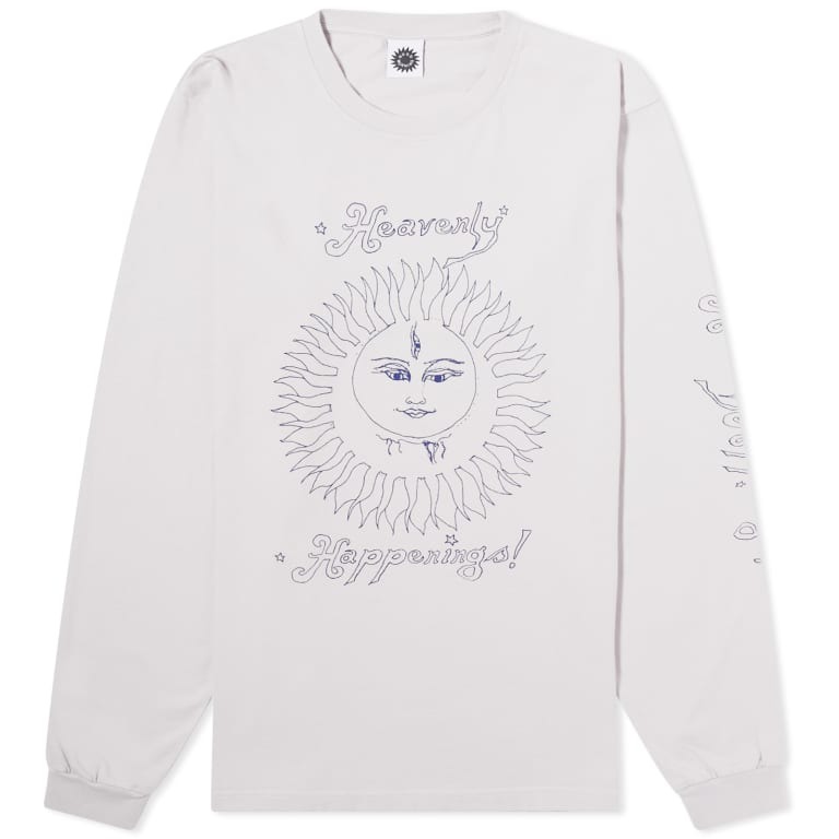 

Свитшот Good Morning Tapes Heavenly Happenings Long Sleeve, свеетло-серый