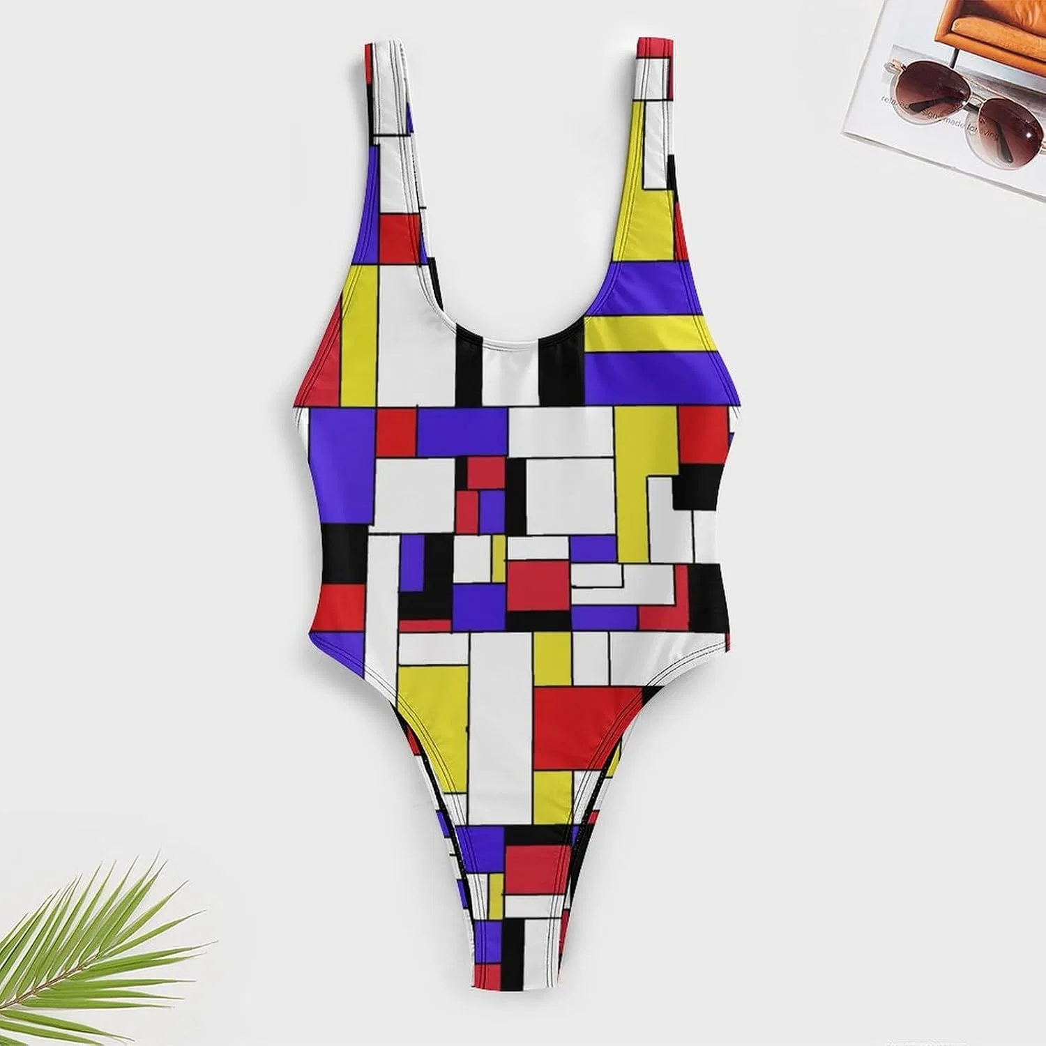 Женский цельнокроеный купальник с утяжкой живота Mondrian-17 — фото 3
