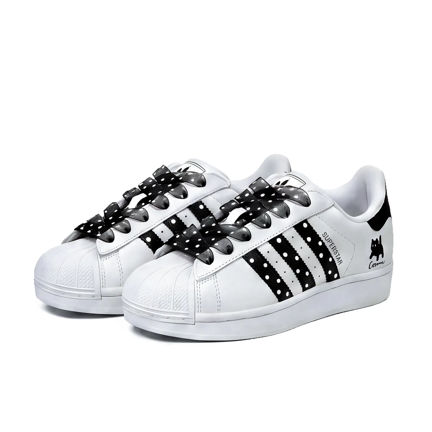 Кроссовки для скейтбординга детские Superstar 2, Adidas Originals, Black — фото 4
