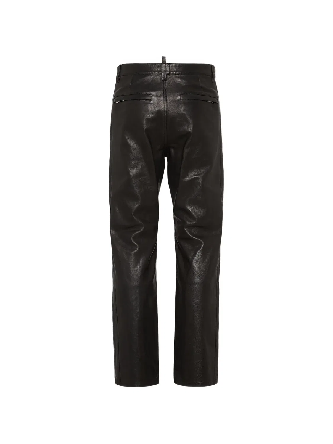 Брюки Twist из телячьей кожи, черные DSQUARED2, черный — фото 2