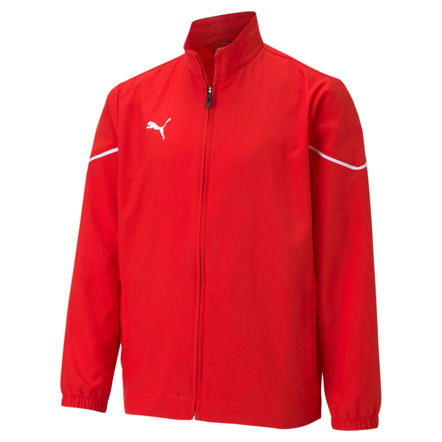 Детская презентационная куртка teamRISE Sideline Jacket Jr Puma, Rot